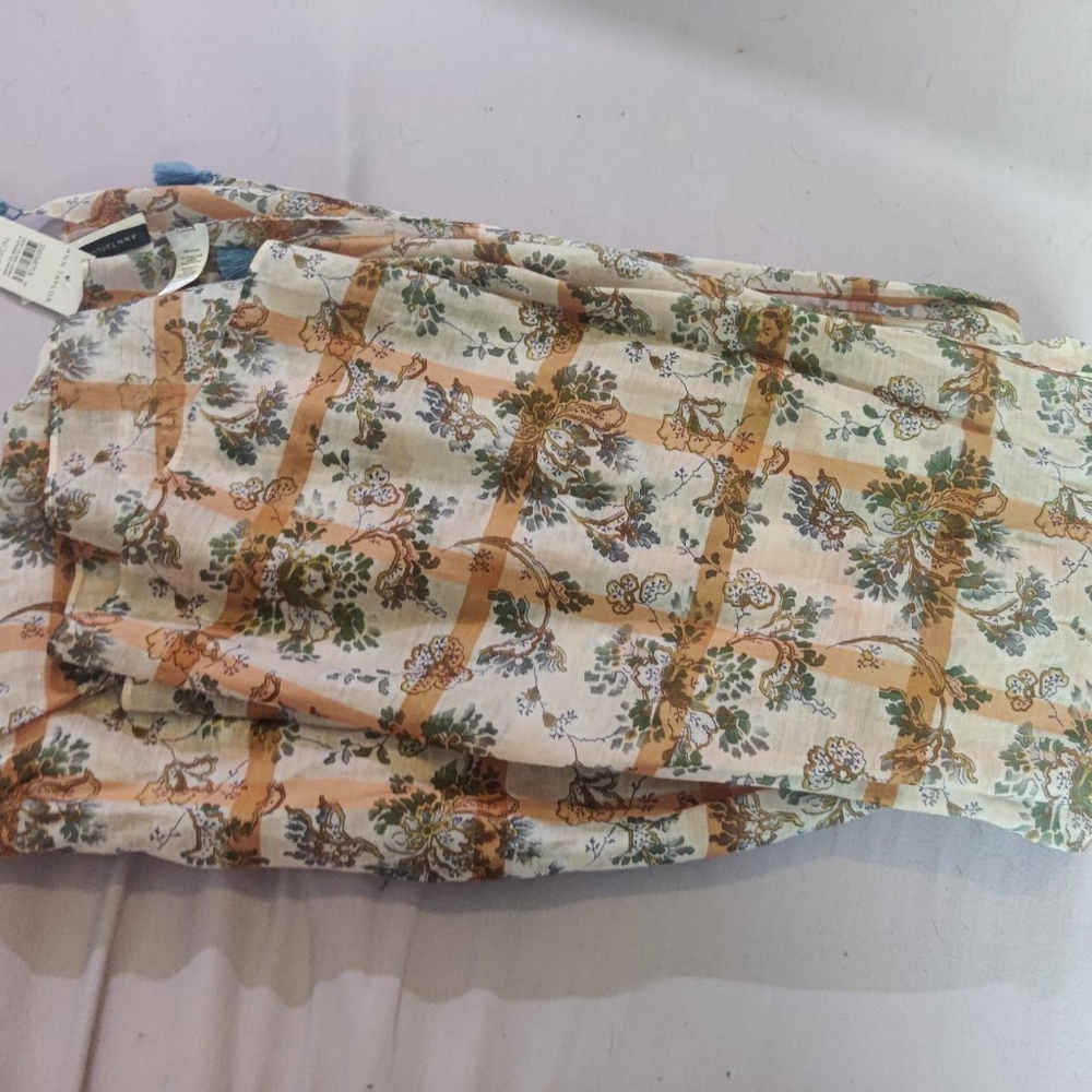 Ann Taylor Floral Patterned Scarf